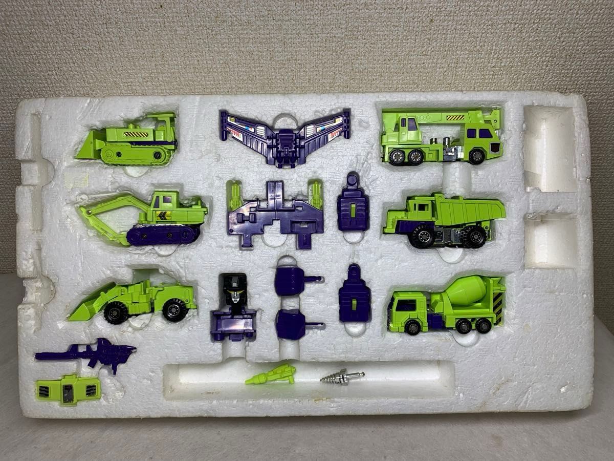 【稀少】タカラ トランスフォーマー ビルドロン デバスター G1 37 稀少】タカラ トランスフォーマー ビルドロン デバスター G1 37