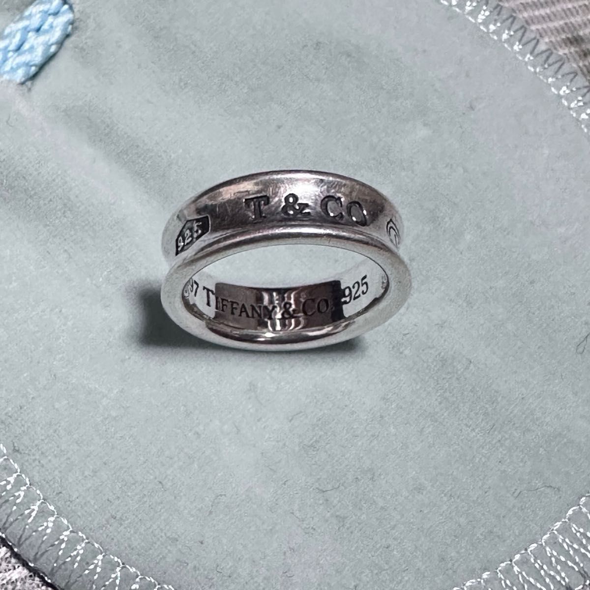 配送員設置 ティファニー ナロー 指輪 TIFFANY 925刻印 シルバー リング 筆記具