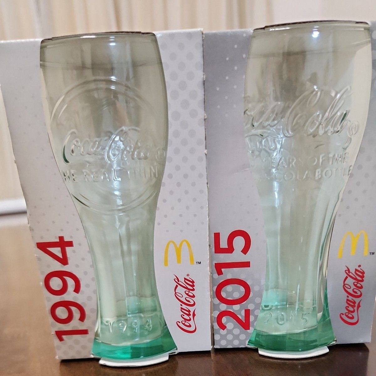 2015 コカコーラ グラスコレクション 100周年記念 マクドナルド グラス コカ・コーラ ボトル100周年記念 2015