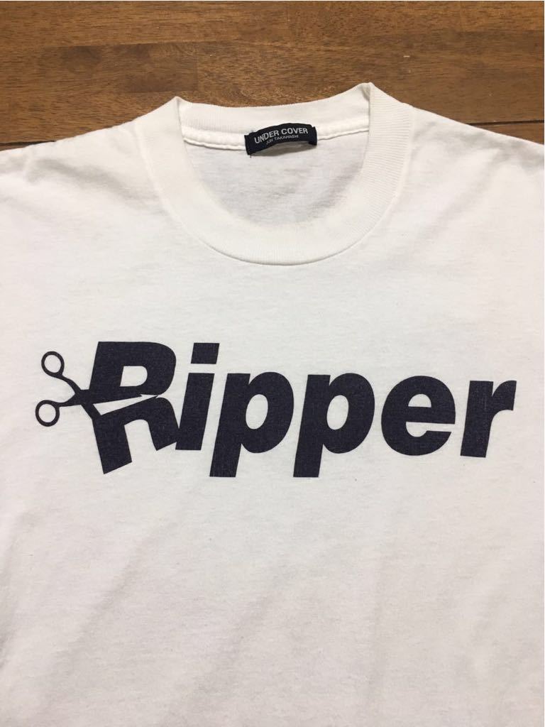 90s 初期 オリジナル】under cover Ripper Tシャツ L 白 OLD 90s 初期 オリジナル】under cover Ripper Tシャツ L 白 OLD