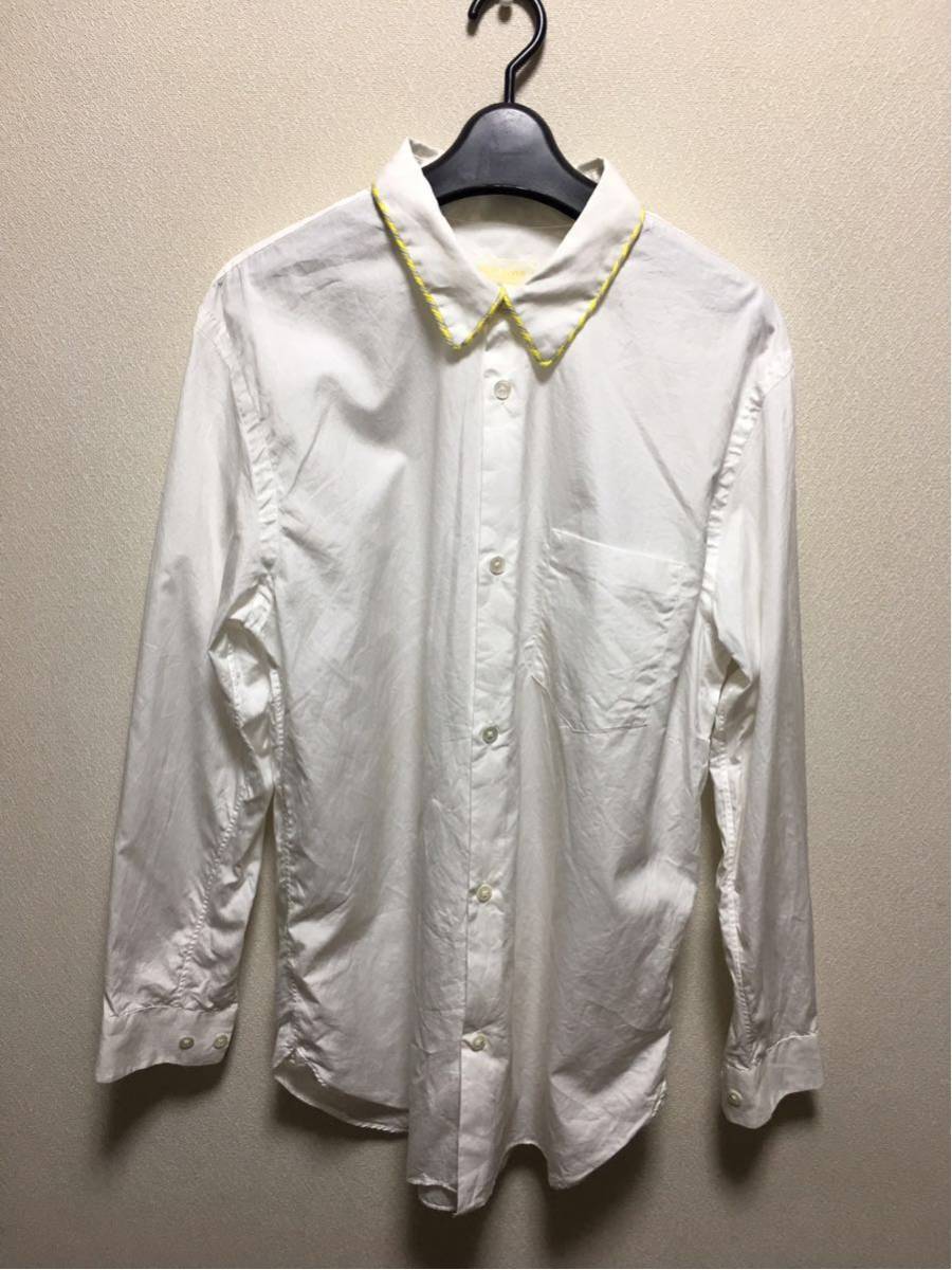 [90s первый период оригинал ]under cover рубашка с длинным рукавом L OLD Vintage undercover кнопка down рубашка сорочка рубашка 