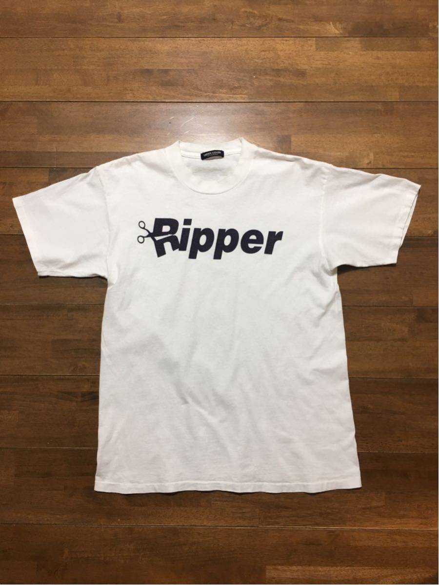 【90s 初期 オリジナル】under cover Ripper Tシャツ L 白 OLD アンダーカバー グッドイナフ エイプ 半袖Tシャツ