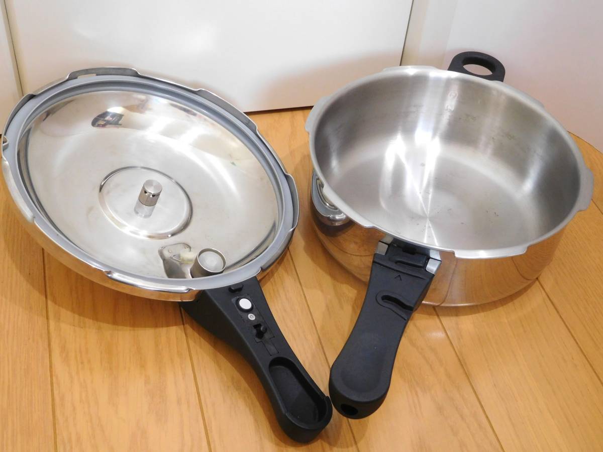  Asahi light metal * Zero . power pan ( capacity 3.0 Ritter )M size stainless steel steamer attaching red ..., white ..., owner manual . cooking compilation attached 