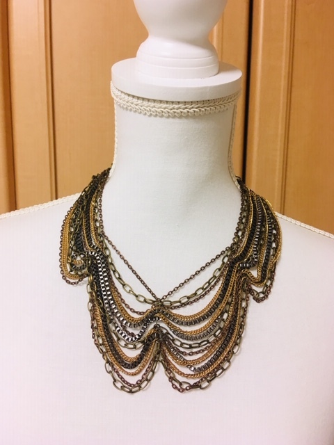  exceedingly wonderful dore-p Mix chain necklace gold group 