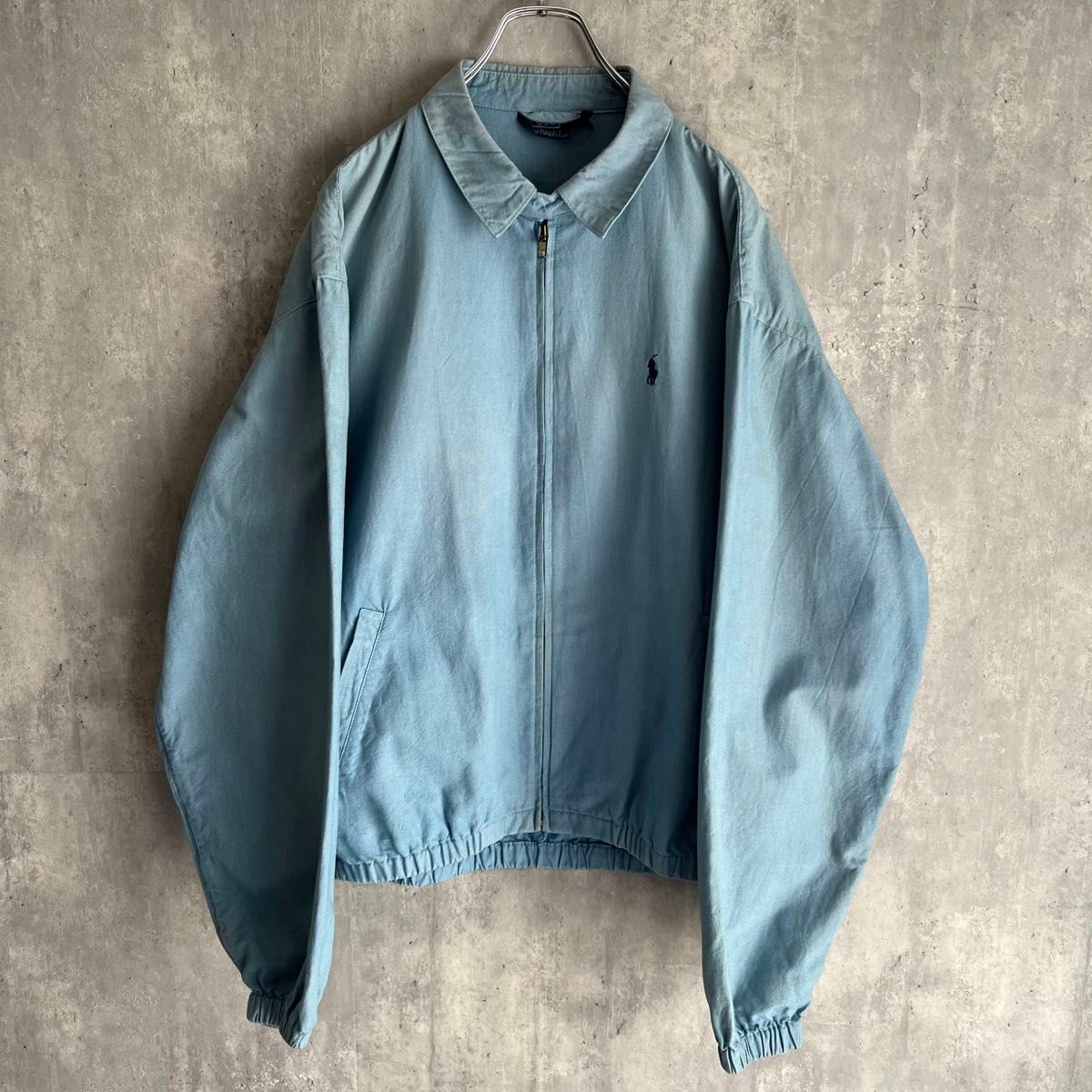 古着 90s ポロラルフローレン 刺繍 スウィングトップ L ライト 古着 90s ポロラルフローレン 刺繍 スウィングトップ L ライト