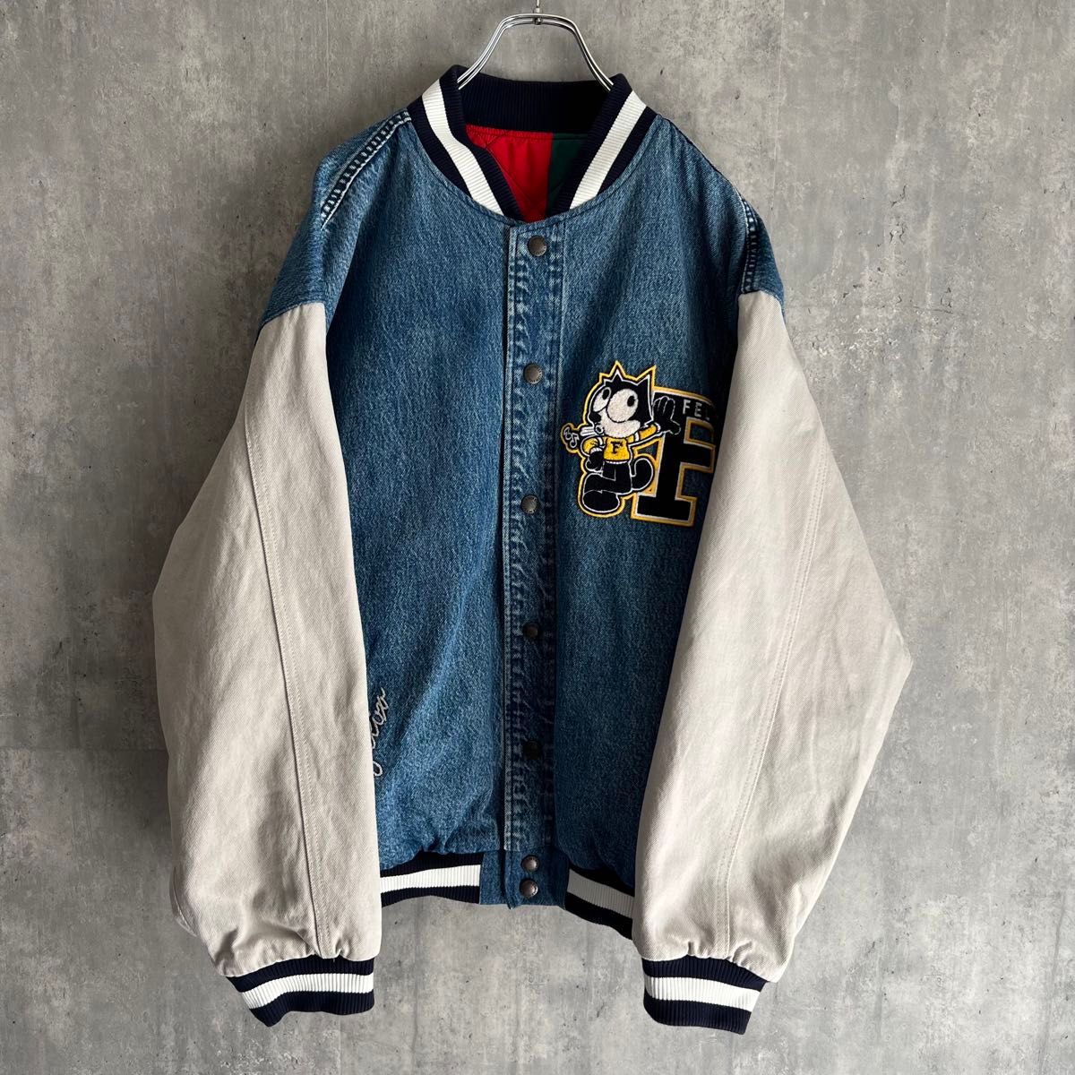 Levis × FELIX THE CAT RV LETTERMAN スタジャン デニム Levis × FELIX THE CAT RV LETTERMAN スタジャン デニム