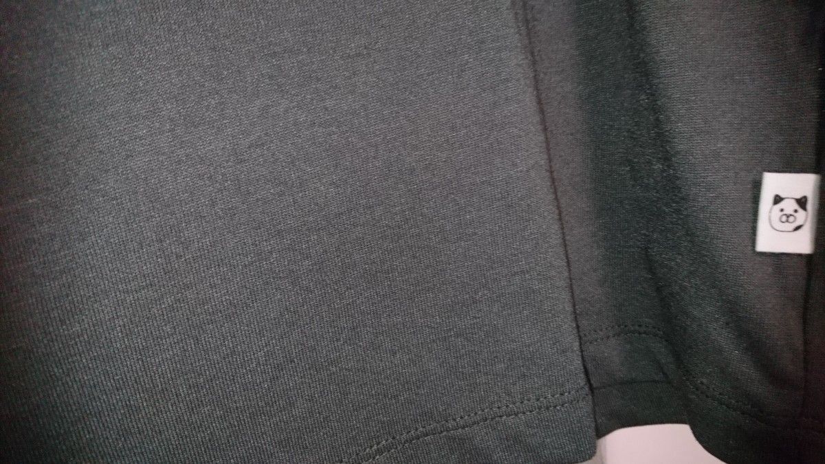 yukai na neko ゆかいなねこ 猫柄 半袖 Tシャツ 猫好き レディース Ｌ サッカー刺繍 バックプリント タグネコ