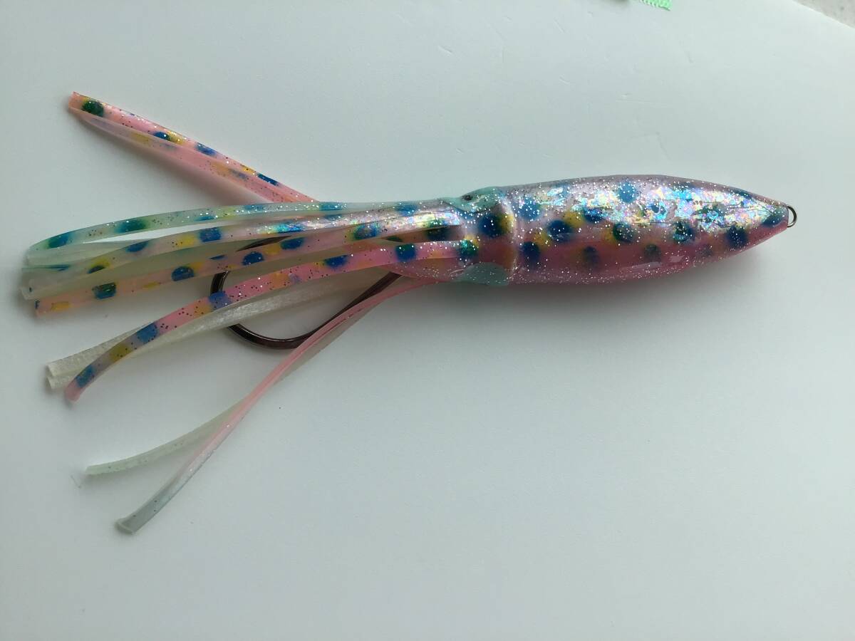 豪華ラッピング無料 350g限定3セット 【夜光 全長20cm リアルイカベイト3種セット】 ダイワ