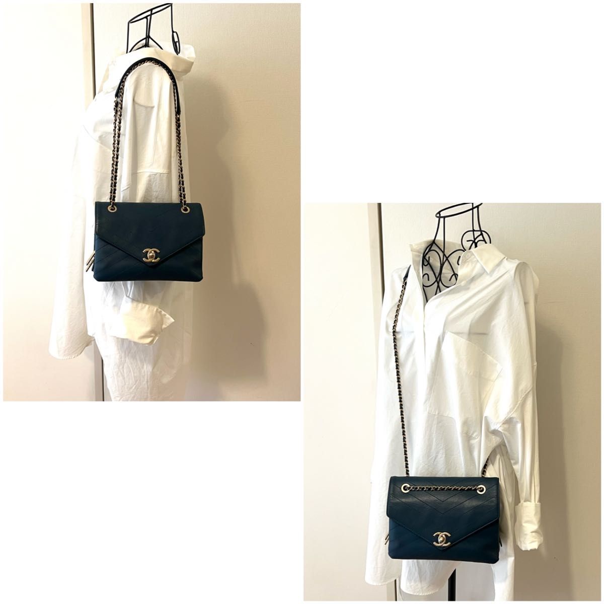 CHANEL シャネル【極美品】チェーンショルダーバッグ マトラッセ CHANEL シャネル【極美品】チェーンショルダーバッグ マトラッセ