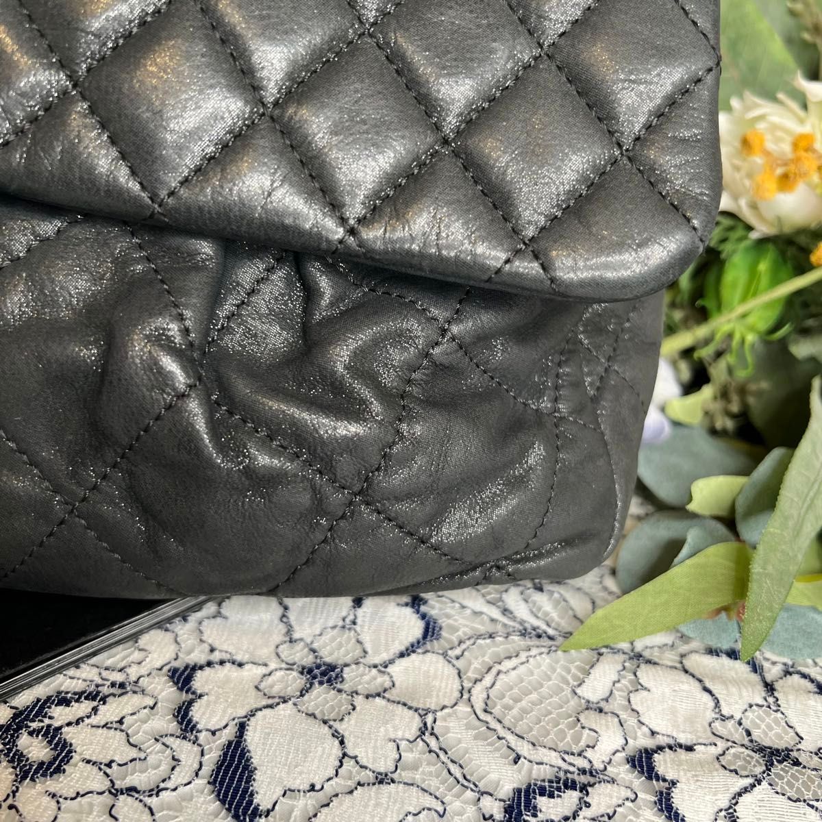 CHANEL シャネル【美品】 スパークルレザー マトラッセ CHANEL シャネル【美品】 スパークルレザー マトラッセ