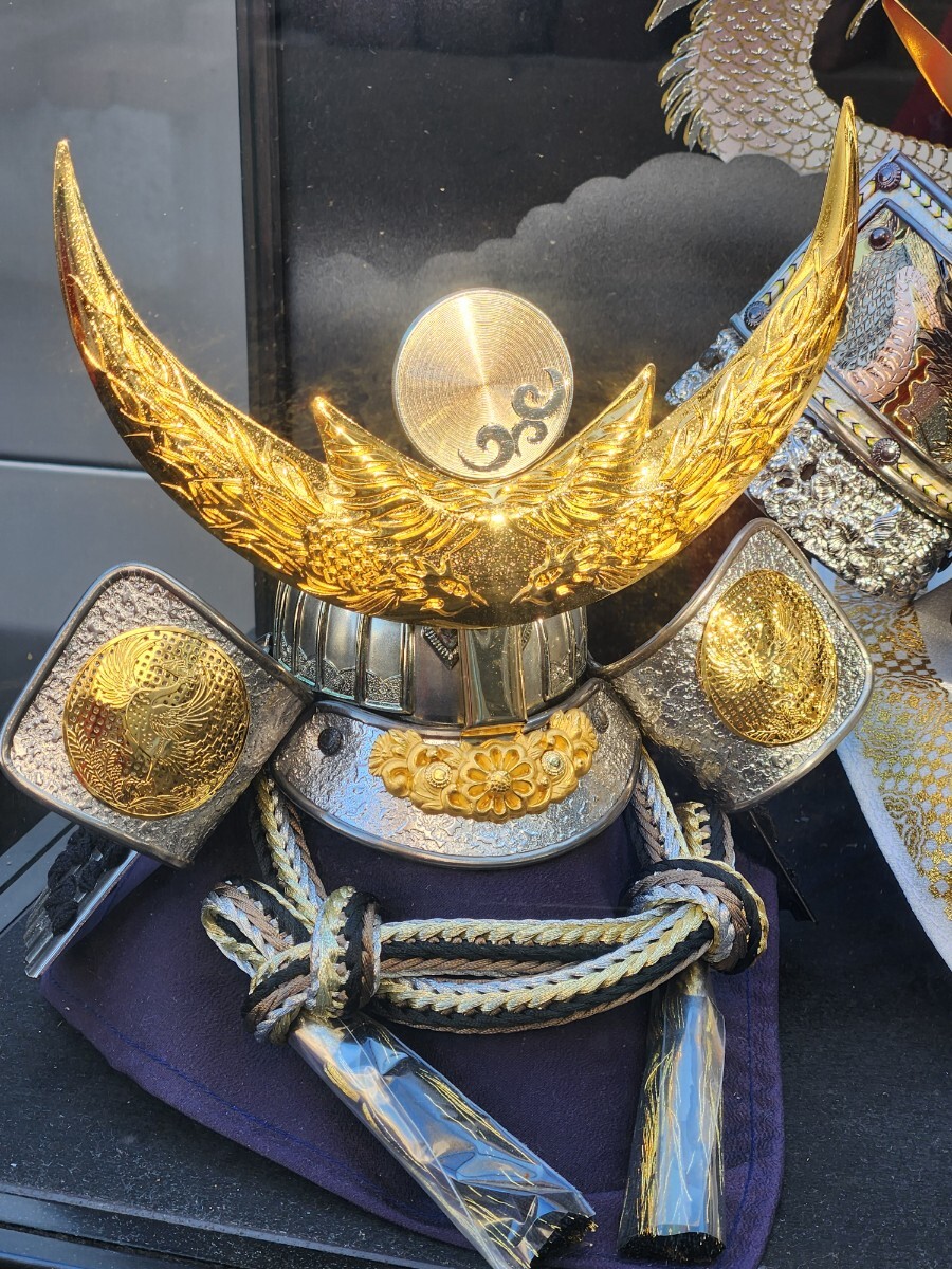 上杉義 三武将「義」兜 五月人形 福仙 兜ケース飾り 上杉謙信公 上杉義 三武将「義」兜 五月人形 福仙 兜ケース飾り 上杉謙信公
