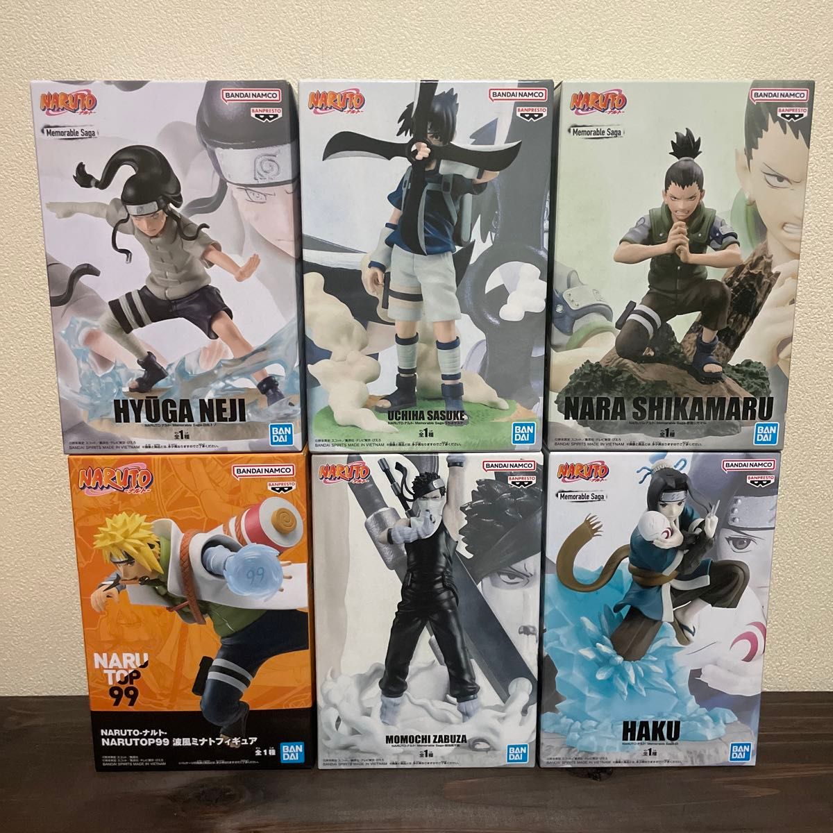 NARUTO ナルト フィギュア サスケ ハク ザブザ シカマル ネジ