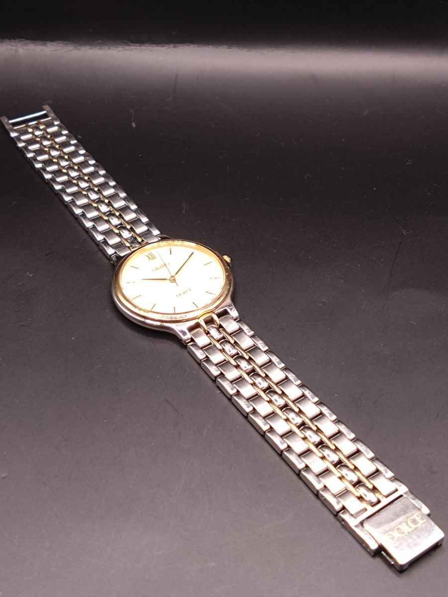 やや美品 SEIKO DOLCE 5E31-6E70 予備コマ付き 電池交換済 やや美品 SEIKO DOLCE 5E31-6E70 予備コマ付き 電池交換済