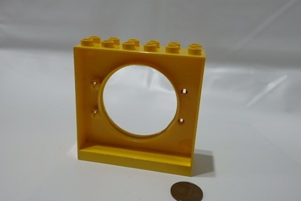 #953 Lego Duplo детали дверь рамка-оправа желтый цвет #.... Coaster блок особый 