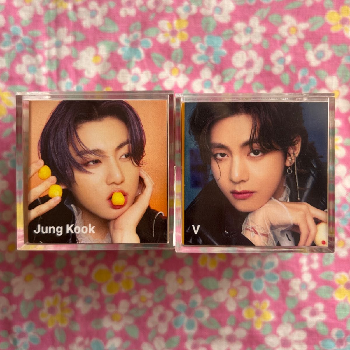 BTS V(テテ) Jung Kook(グク) 未開封 Butter ミニキューブキーホルダー