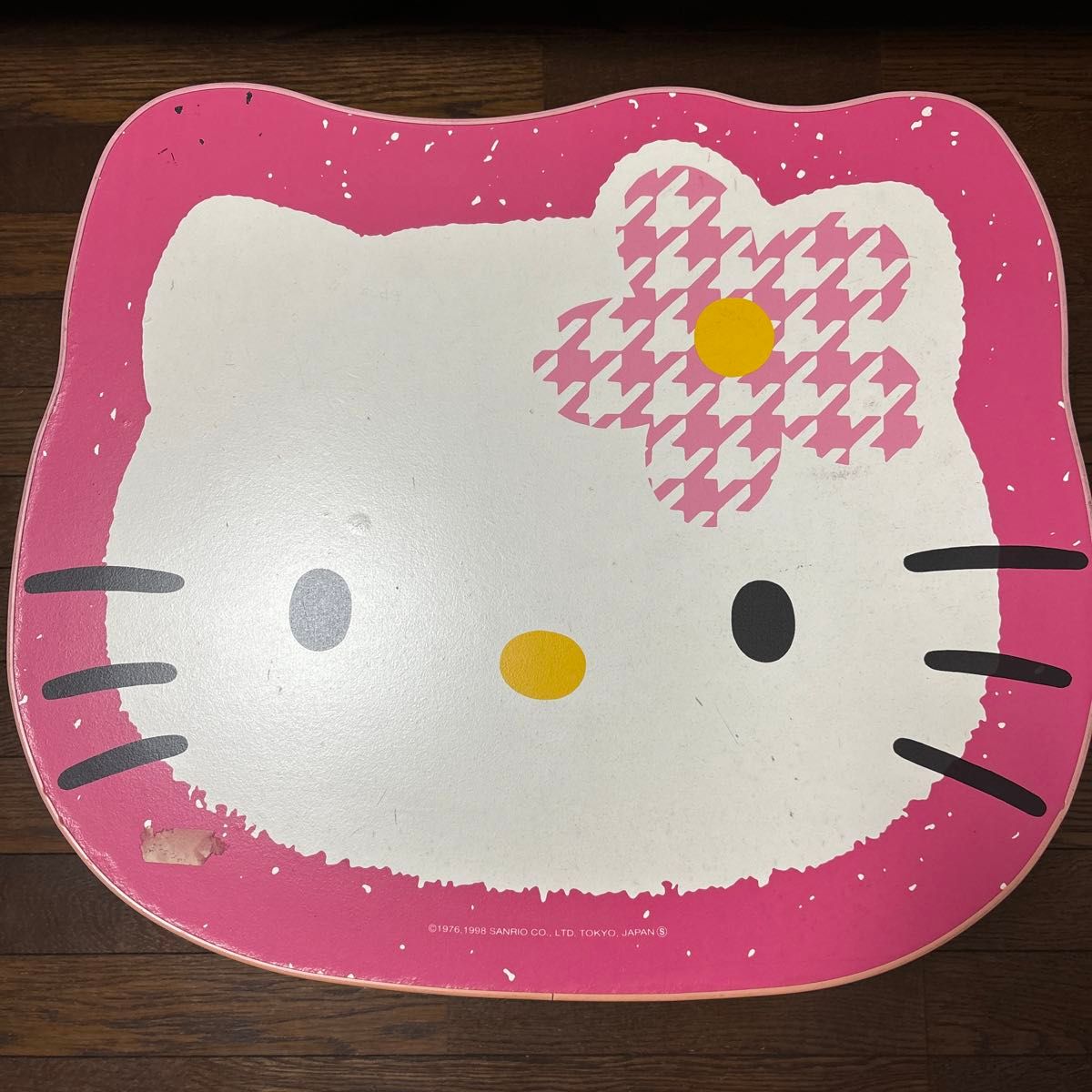 激レア ハローキティ 1999年 ピンク千鳥柄 カオハナキティ