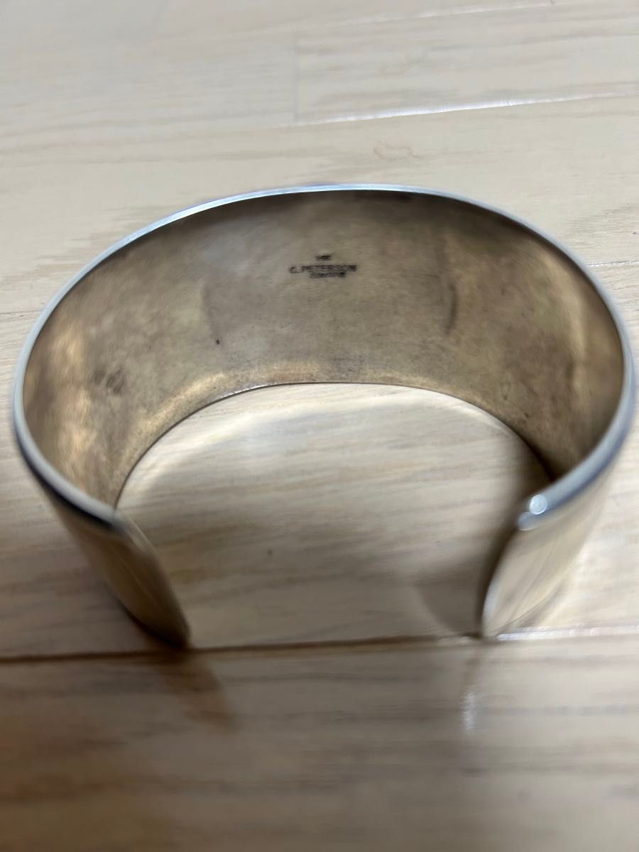 CALVIN PETERSON Man in the Maze 14K バングル インディアン CALVIN PETERSON Man in the Maze 14K バングル インディアン