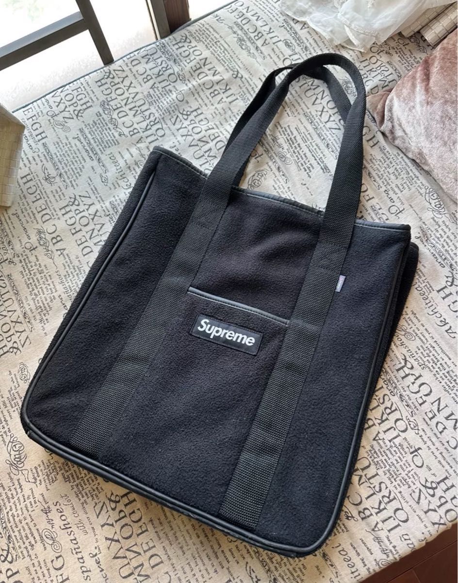 SUPREMEシュプリーム 18AW PolartecToteボックスロゴトート SUPREMEシュプリーム 18AW PolartecToteボックスロゴトート