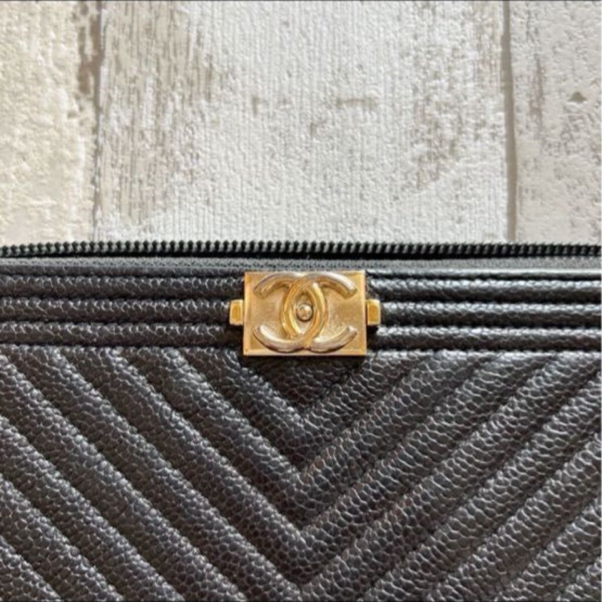 CHANEL シャネル 長財布 ボーイシャネル ラウンドファスナー CHANEL シャネル 長財布 ボーイシャネル ラウンドファスナー