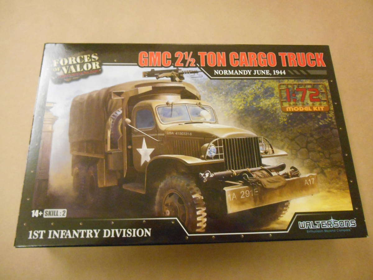 Forces Of Valor GMC 2.5 Ton Cargo Truck 1st Infantry Division Normandy June 1944 1:72 