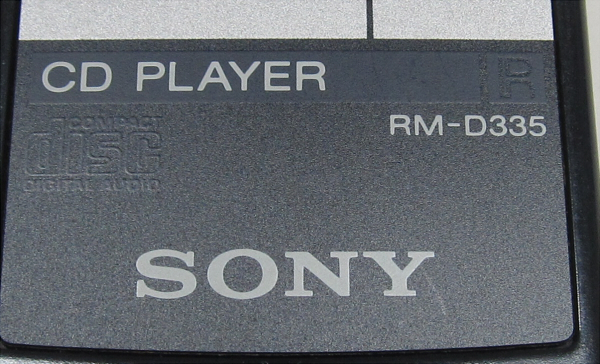 SONY/RM-D335/ remote control /CDP-C445CD player for 