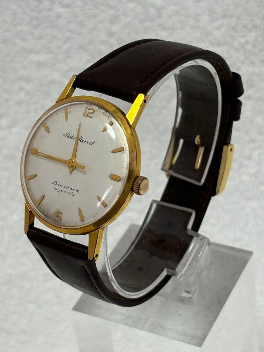 SEIKO セイコー マーベル 手巻き【14036】19石 文字盤 シルバー SEIKO セイコー マーベル 手巻き【14036】19石 文字盤 シルバー