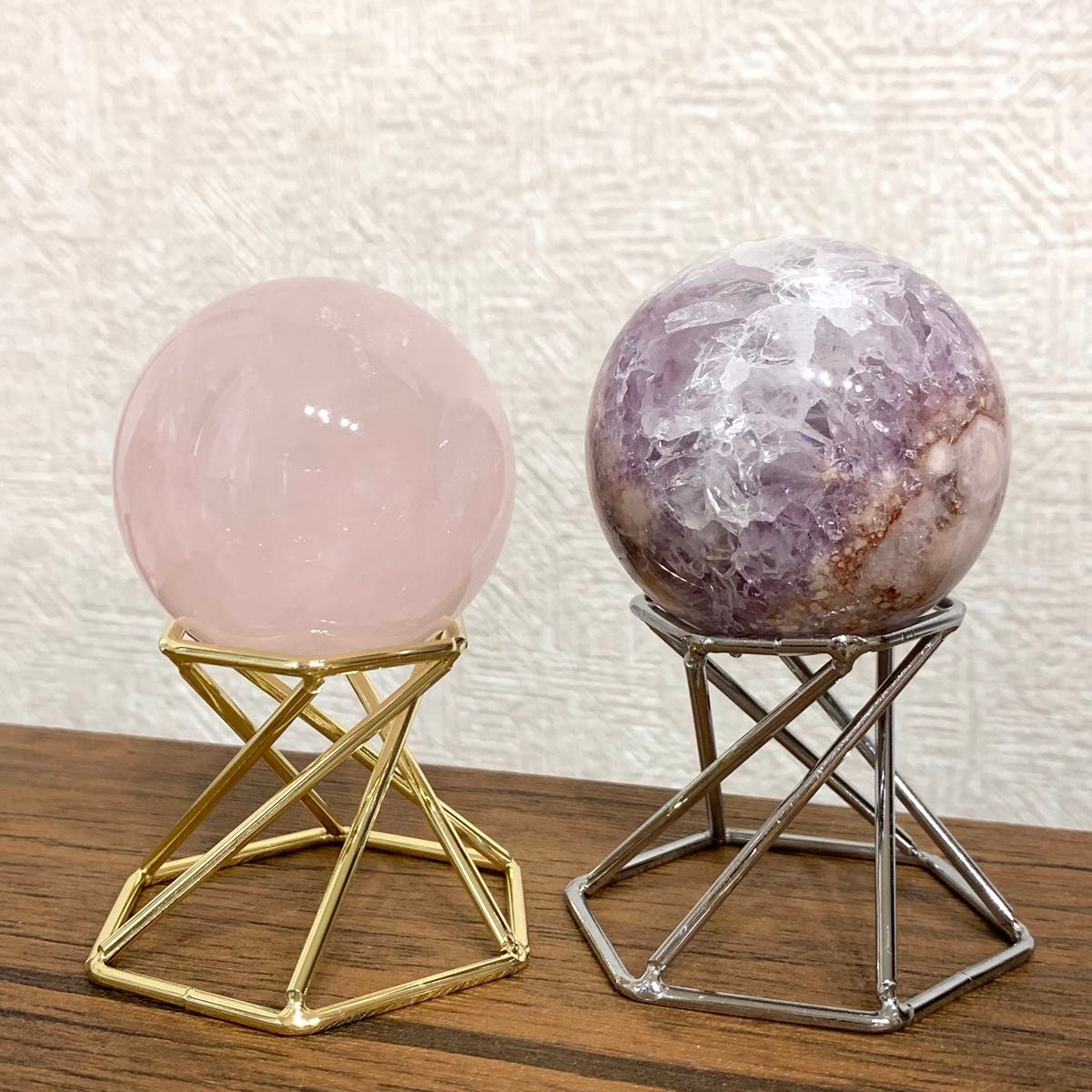 ピンクアメジストフラワーアゲート スフィア 直径4 3cm ブラジル ピンクアメジストフラワーアゲート スフィア 直径4 3cm ブラジル