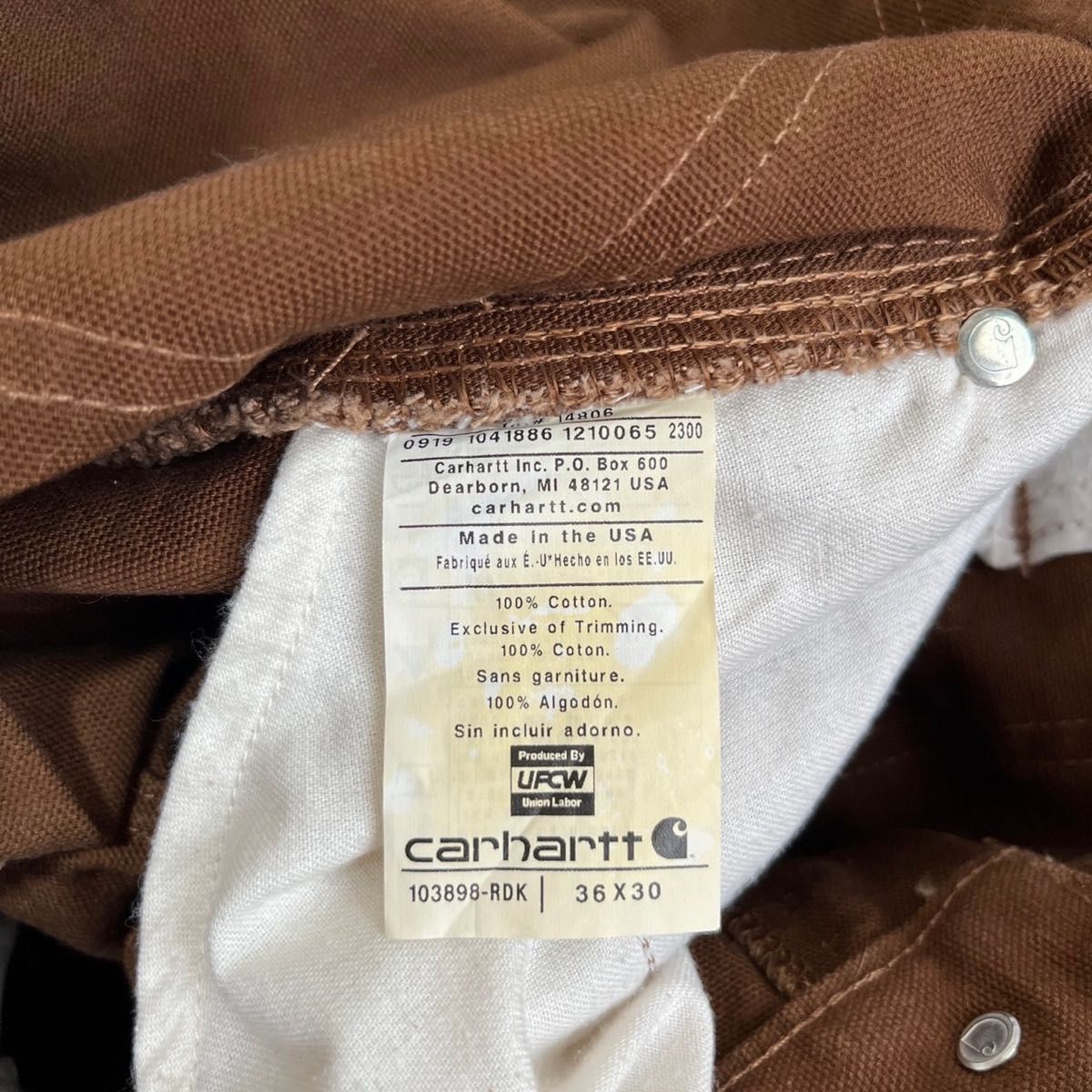 激レア】USA製 Carhartt カーハート ダブルニー ハートタグ復刻 激レア】USA製 Carhartt カーハート ダブルニー ハートタグ復刻