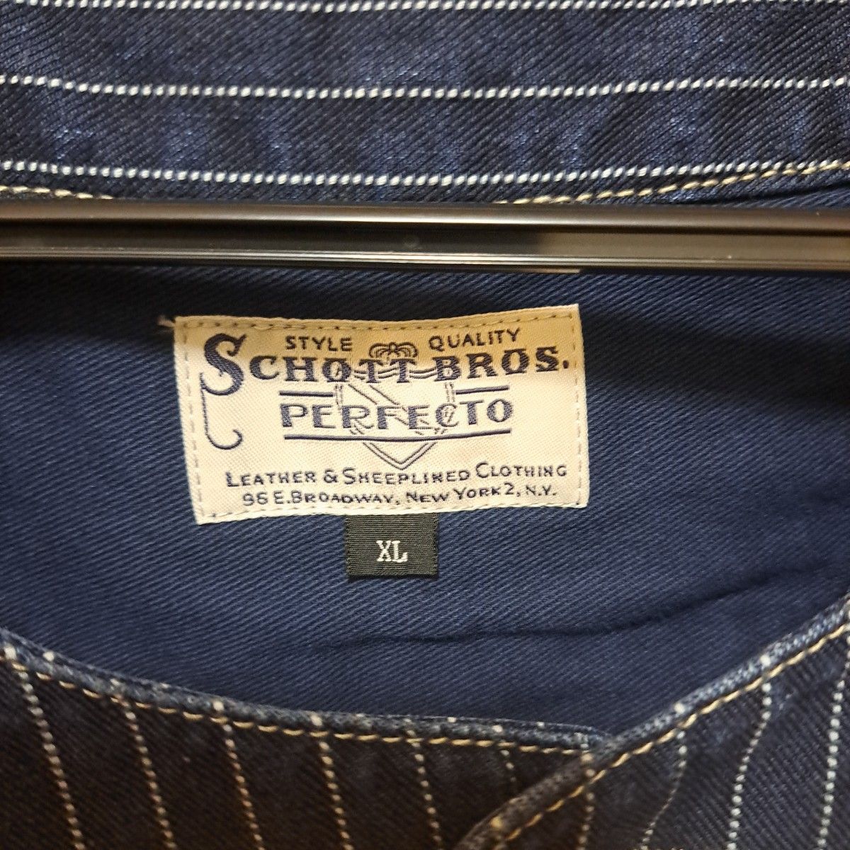 年末大セール)ショットオールドヒッコリーデニムベストXL 年末大セール)ショットオールドヒッコリーデニムベストXL