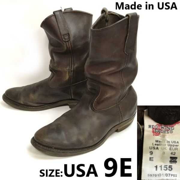 USA製☆レッド ウイング/RED WING☆1155/ペコスブーツ【9E/27.0 USA製☆レッド ウイング/RED WING☆1155/ペコスブーツ【9E/27.0