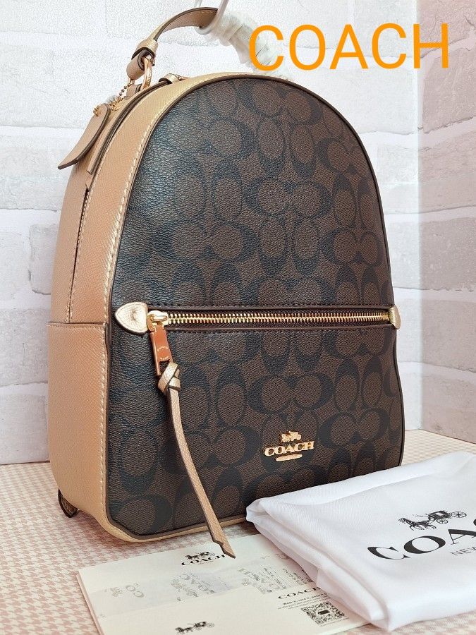 新品】COACH コーチ リュック バックパック シグネチャー 新品】COACH コーチ リュック バックパック シグネチャー