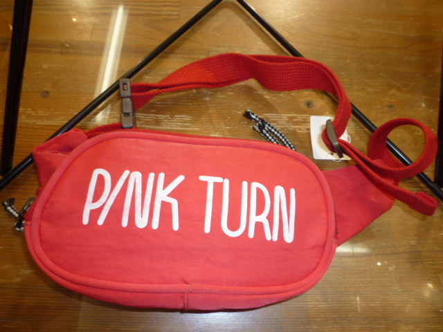 [0923-5]PINK TURN красный поясная сумка 