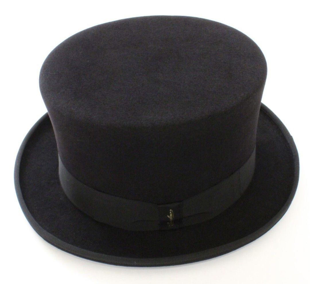 2852ボルサリーノシルクハット帽子63(実寸60 5) 定価73 700円 2852ボルサリーノシルクハット帽子63(実寸60 5) 定価73 700円
