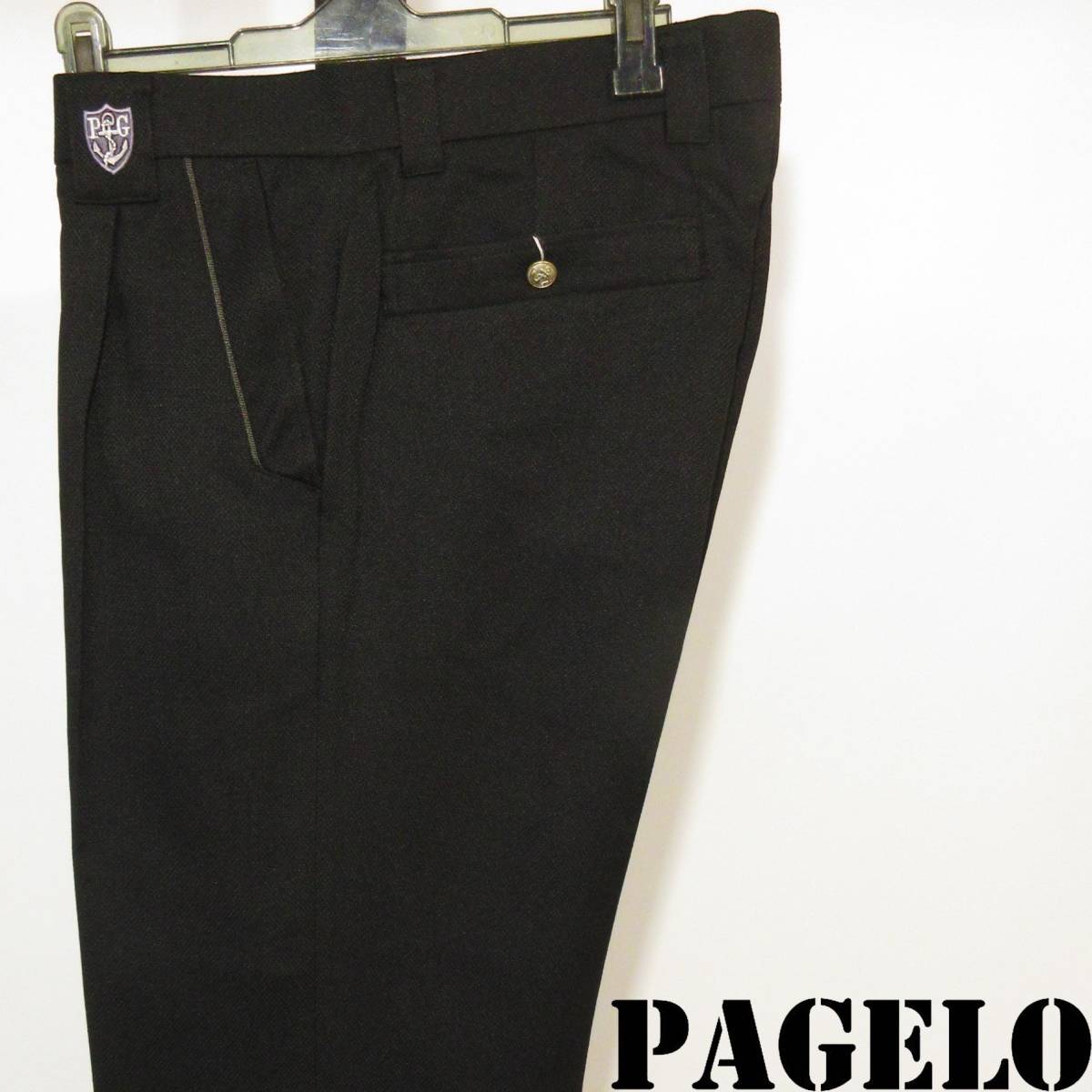 ★PAGELO★SALE タック付きスラックス【黒W91㎝】秋冬モデル 95510707 パジェロ
