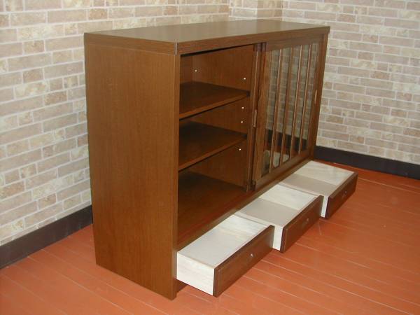  free shipping! bookcase * cupboard * domestic production cabinet * new goods unused * stock disposal goods 