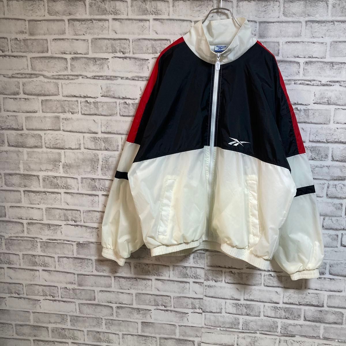 激レアカラーナイロンジャケット Reebok リーボック Y2K 切替 激レアカラーナイロンジャケット Reebok リーボック Y2K 切替