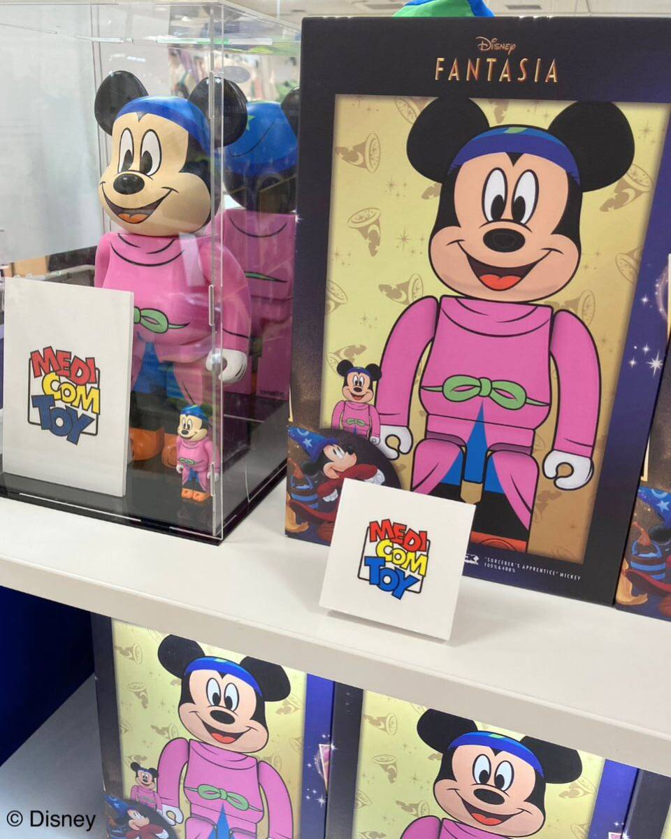 MEDICOM TOY Disney MARKET BE@RBRICK FANTASIA SORCERER'S MEDICOM TOY Disney MARKET BE@RBRICK FANTASIA SORCERER'S