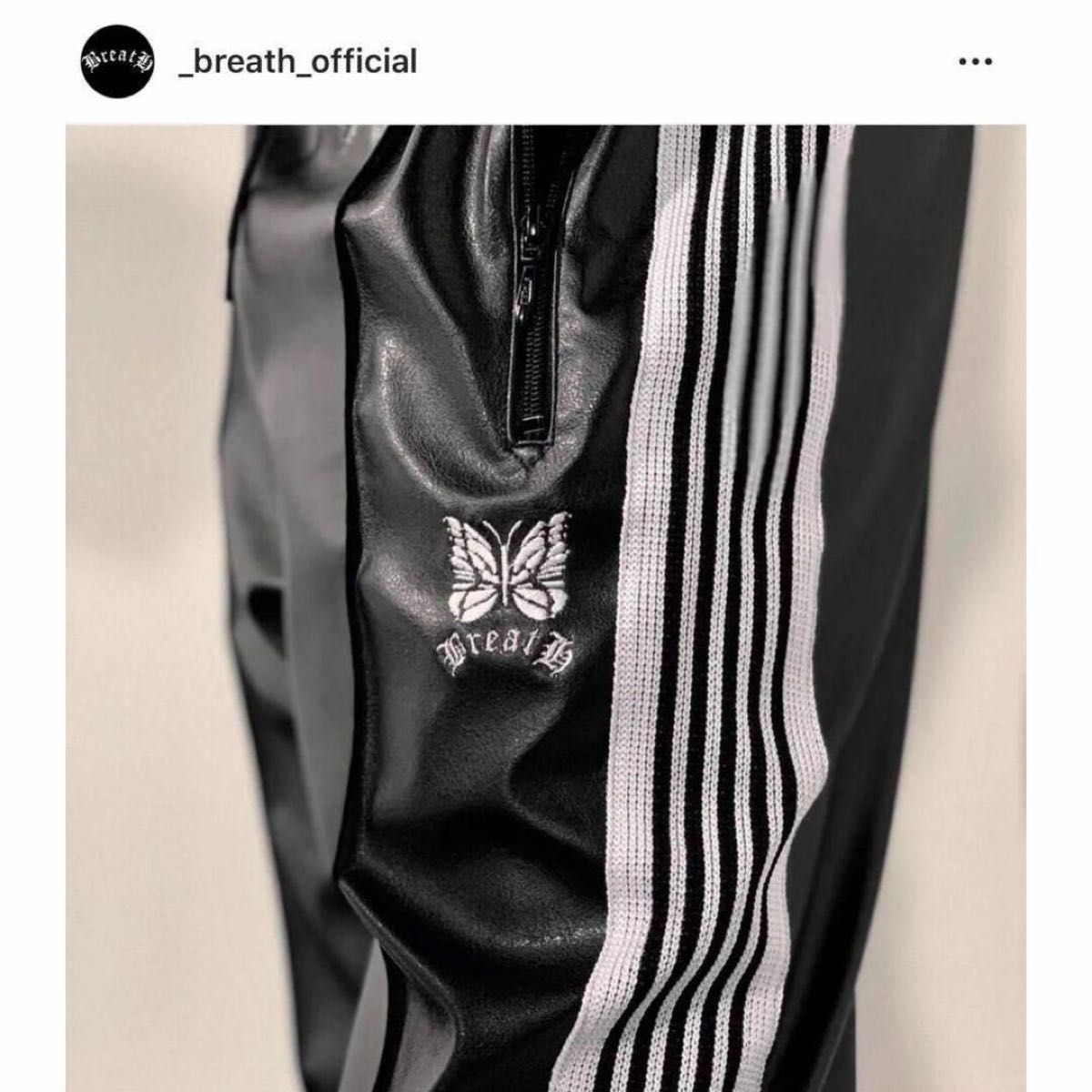 新品】Needles x BreatH 別注 トラックパンツ M タグ付|Yahoo 新品】Needles x BreatH 別注 トラックパンツ M タグ付|Yahoo