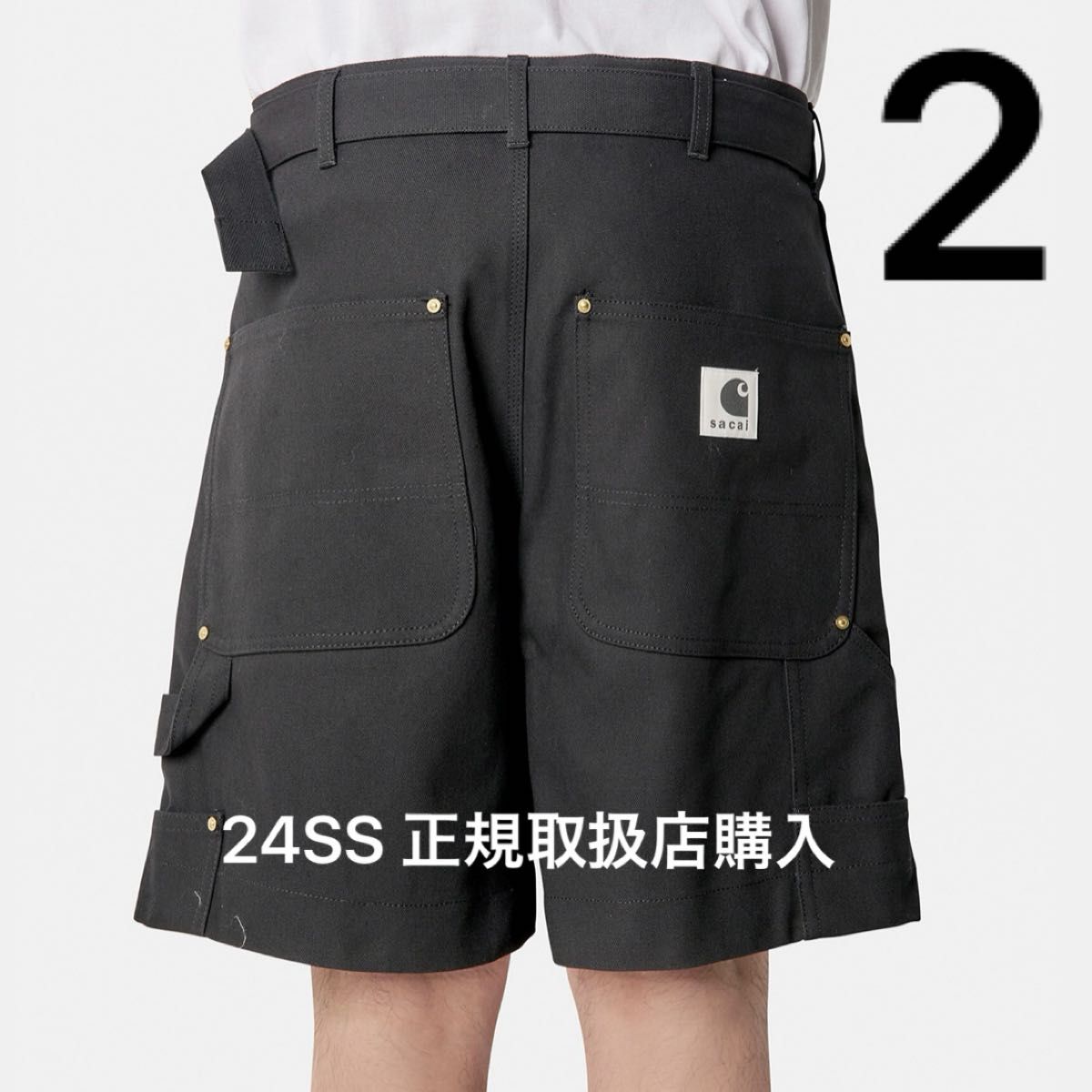 定価以下 2 sacai Carhartt WIP Duck Shorts サカイ カーハート 定価以下 2 sacai Carhartt WIP Duck Shorts サカイ カーハート