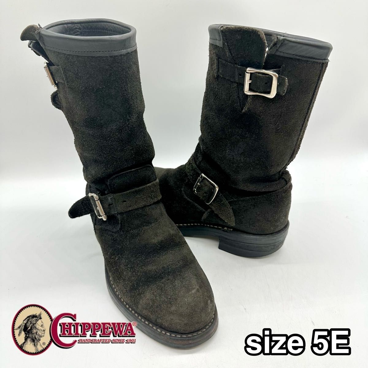 チペワ Chippewa 11インチ エンジニアブーツ 黒タグ 91069 5E チペワ Chippewa 11インチ エンジニアブーツ 黒タグ 91069 5E