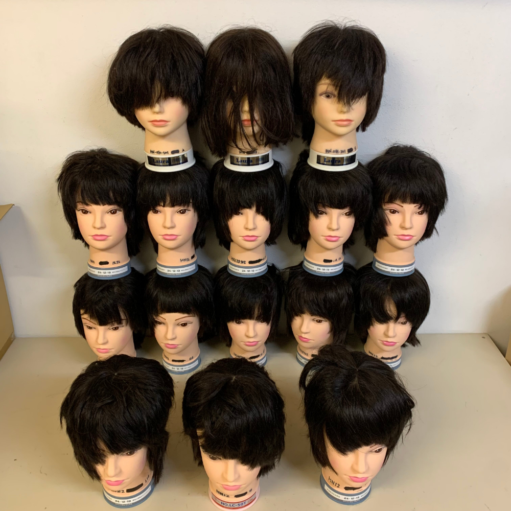 美容師国家試験 練習用 カットウィッグ まとめ売り 美容師国家試験 練習用 カットウィッグ まとめ売り