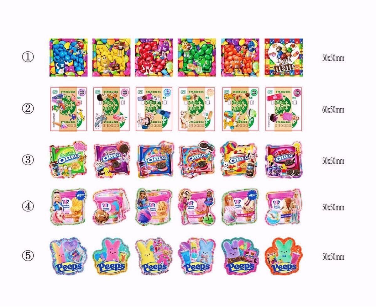 ロールシール New オリジナルロールシール アメキャラ 5種類各 ロールシール New オリジナルロールシール アメキャラ 5種類各
