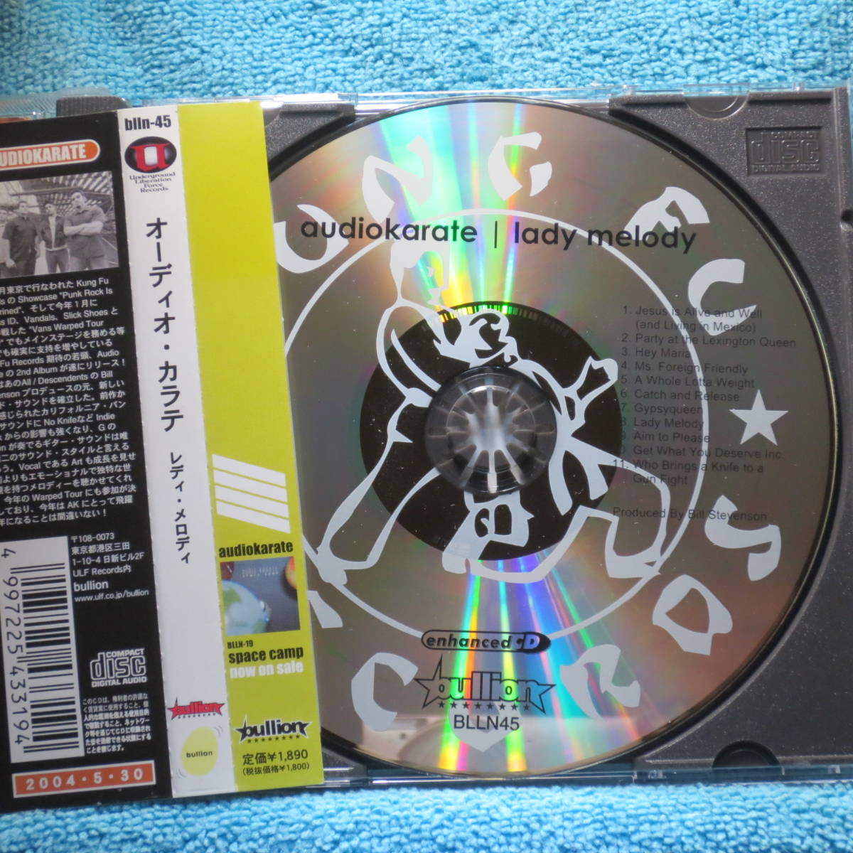 [CD] Audio Karate / Lady Melody☆ディスク美品_画像3