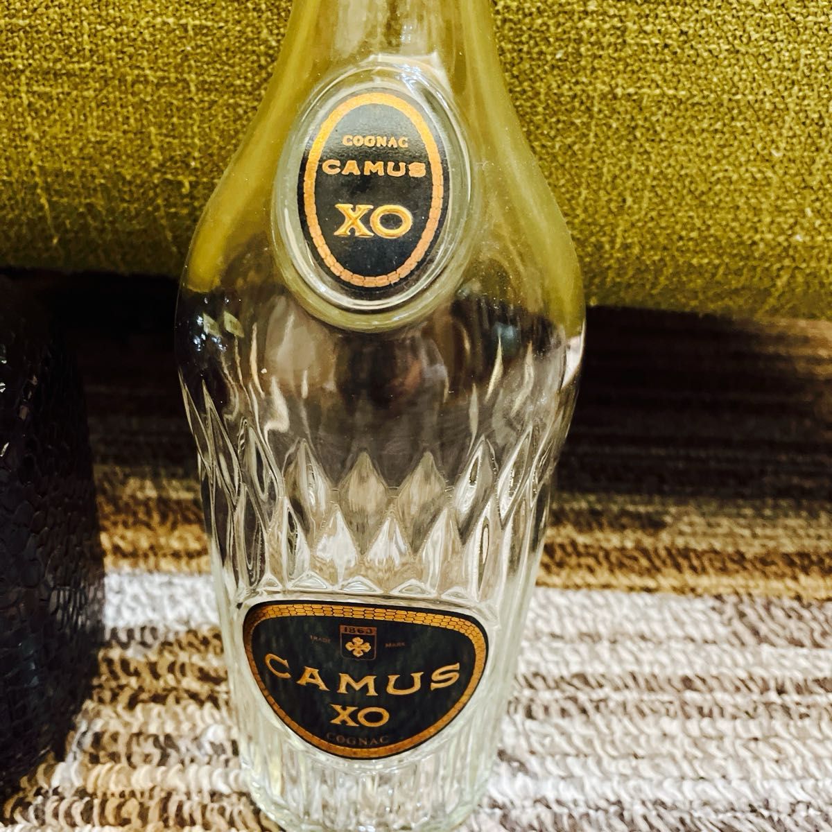 ブランデー 空瓶 2本セット CAMUS XO COGNAC Old Parr 12年 ブランデー 空瓶 2本セット CAMUS XO COGNAC Old Parr 12年