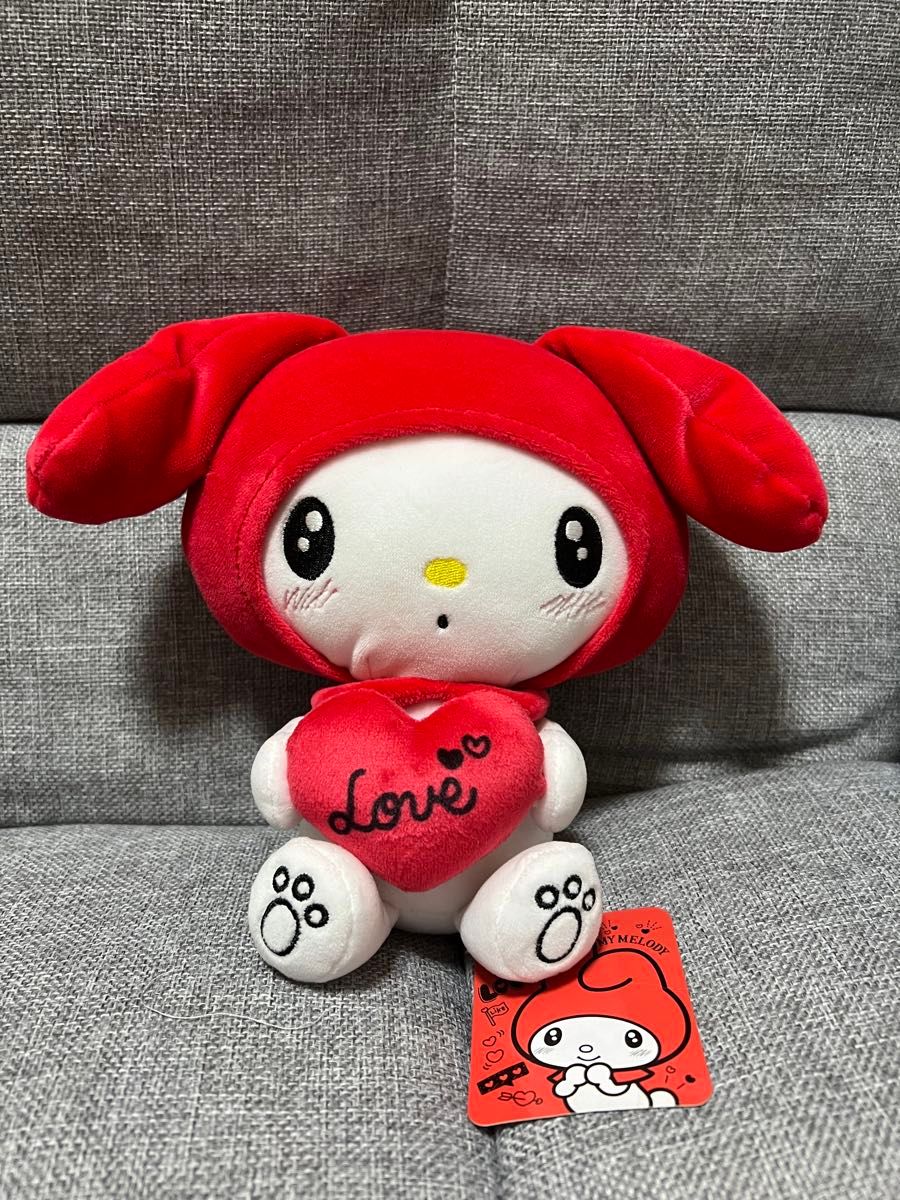 美品】サンリオ マイメロディ マイメロ 赤ずきん ぬいぐるみ 美品】サンリオ マイメロディ マイメロ 赤ずきん ぬいぐるみ