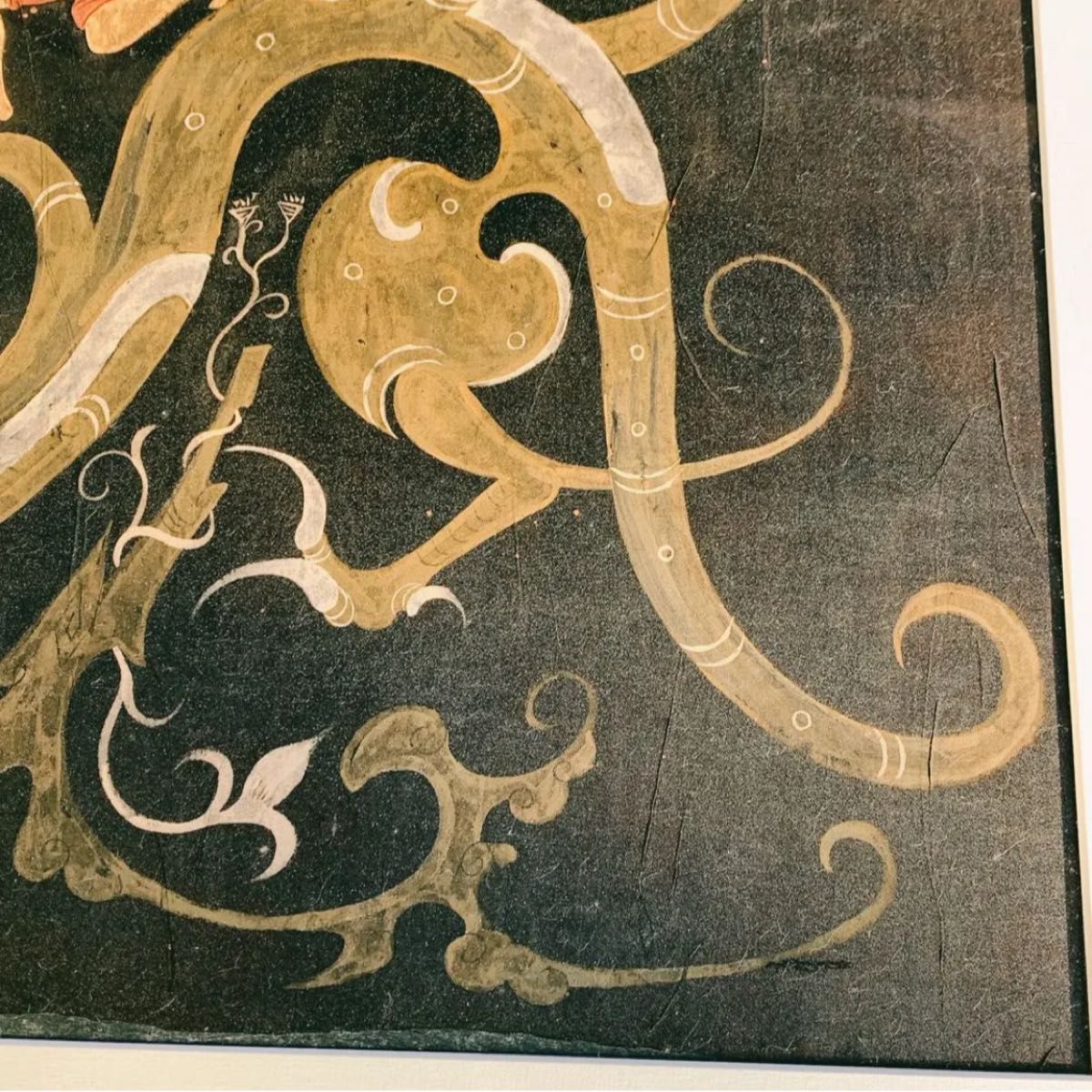ドラゴン 龍 竜 楚国 漢代 帛画 シルク 絹 中国 骨董品 絵画 ドラゴン 龍 竜 楚国 漢代 帛画 シルク 絹 中国 骨董品 絵画