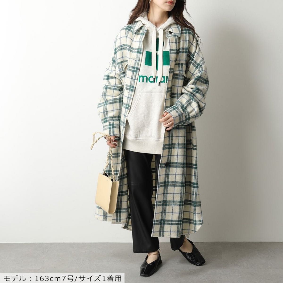 isabel marant étoile チェック オーバーコート - ジャケット isabel marant étoile チェック オーバーコート - ジャケット