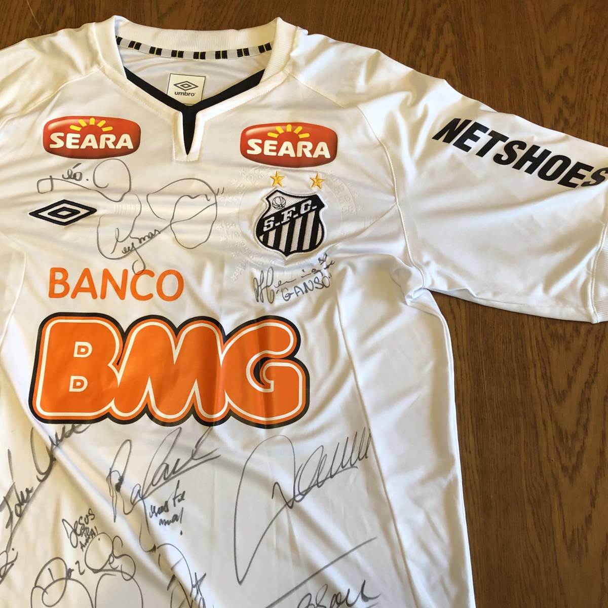 ヤフオク サントスｆｃ ブラジル代表 ネイマール レオ エ