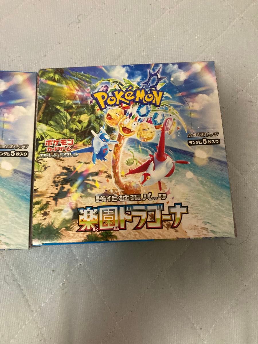 ポケモンカードゲーム 楽園ドラゴーナ ポケカ 拡張パック 2box ポケモンカードゲーム 楽園ドラゴーナ ポケカ 拡張パック 2box
