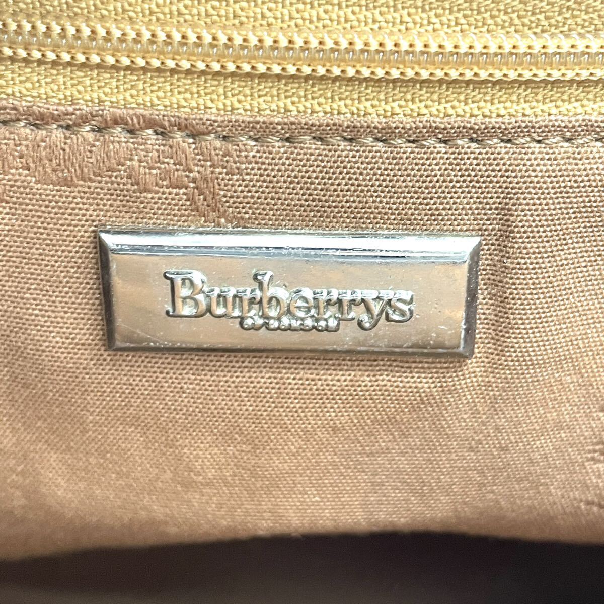 1 иен хорошая вещь Burberrys BURBERRY Burberry noba проверка тень шланг one сумка на плечо плечо .. Brown Vintage 